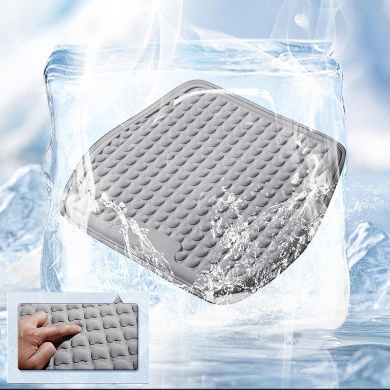 Cooling Gel Car Cushion Pad 3D Honeycomb Automotive Seat Cool Cushion Breathable Summer Cushions Car Interior Accessories