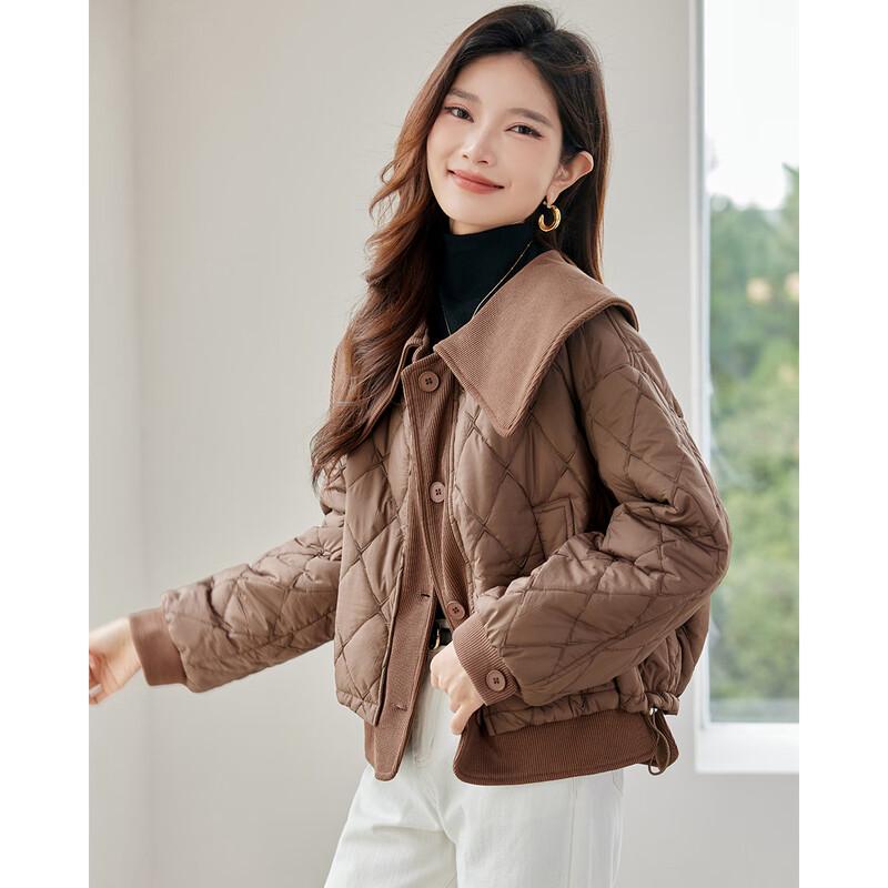 TERRE BLEUE Women's Quilted Puffer Jacket