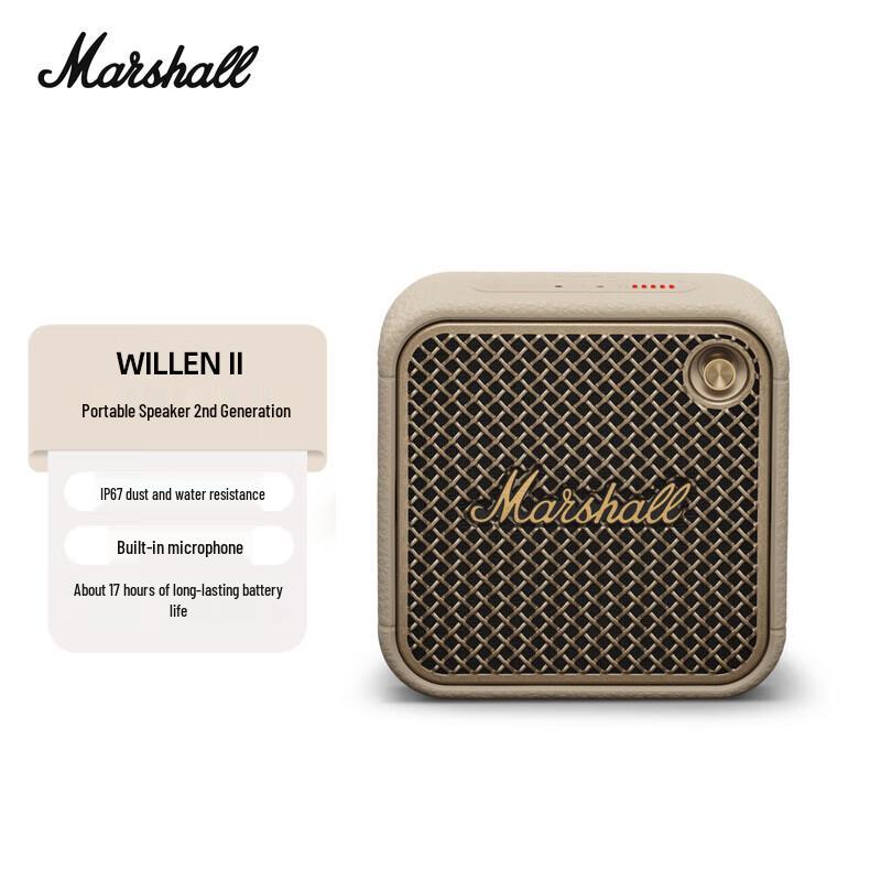 Marshall Willen II Portable Bluetooth Speaker