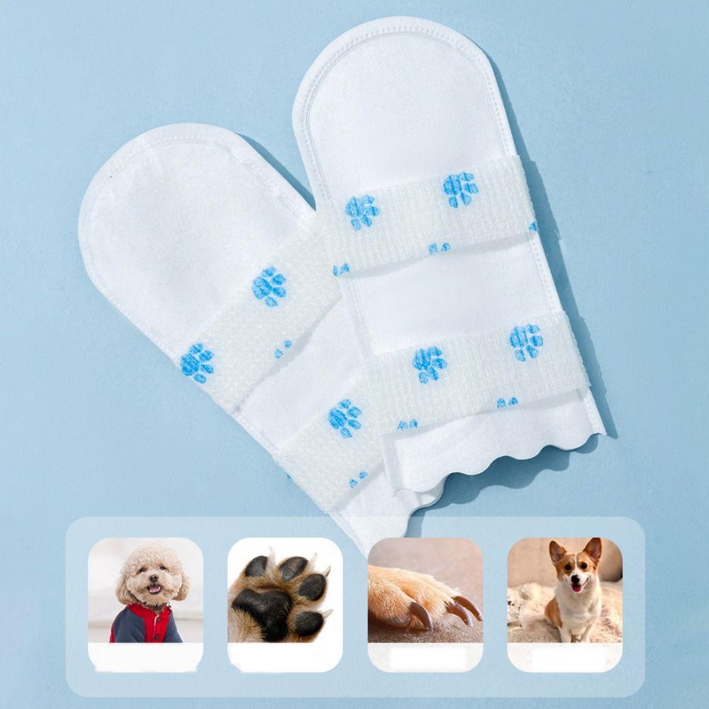 12pcs/set Dustproof Disposable Pet Shoe Covers Breathable Dog Rain Shoes  Outdoor