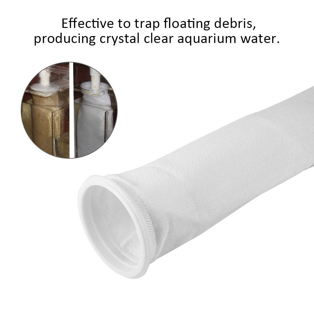 Fish Tank Filter Sock Aquarium Filter Bags with Holder