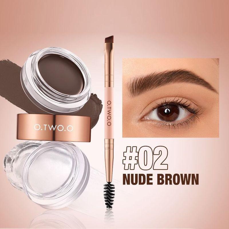 O.TWO.O - 2-in-1 Fluffy Shaping wenkbrauwcrème - 3 Kleuren
