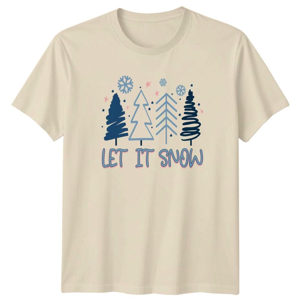 Let It Snow TShirt Winter Christmas Gift For Him And Her