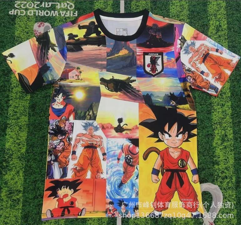 Maillot de football animé Coupe du Monde 2026, maillot thème dessin animé japonais, maillot de sport respirant pour l'entraînement