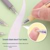 Morandi Craft Pen Knife: Minimalist Heart-Shaped Cutter for DIY, Journals, and Paper Crafting