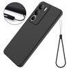 For Realme C71 4G Liquid Silicone Case Phone Back Cover with Hand Strap