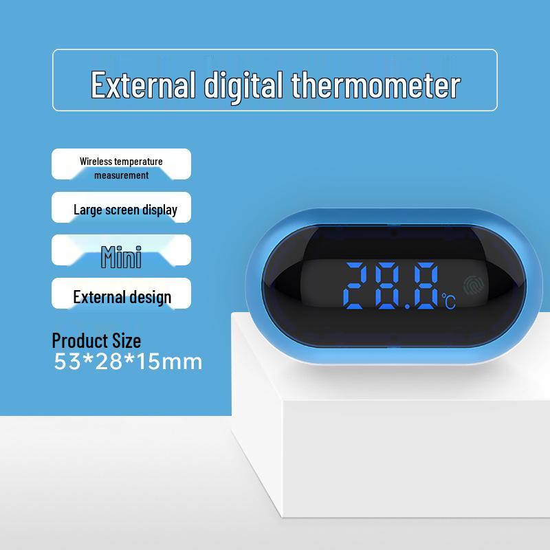 High Precision Digital LCD Fish Tank Thermometer with LED Display