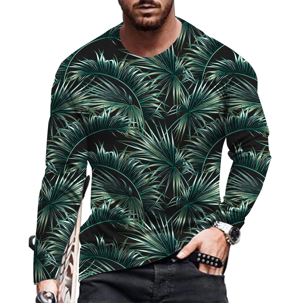 

Повсякденна футболка з принтом для щоденних поїздок на роботу, персоналізована модна чоловіча футболка з круглим вирізом. L