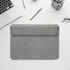 Laptop Sleeve 15 16 inch Dust Cover Carrying Case Business Adjustable Stand PU Leather