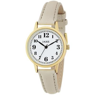 J-AXIS Unisex AL1352-GY (Sonnenflamme) Runde Uhr Analog