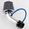 Universal Car Racing Cold Air Intake System Turbo Induction Pipe Tube Kit Cone High Flow Performance Air Filter Inlet 3" 76mm