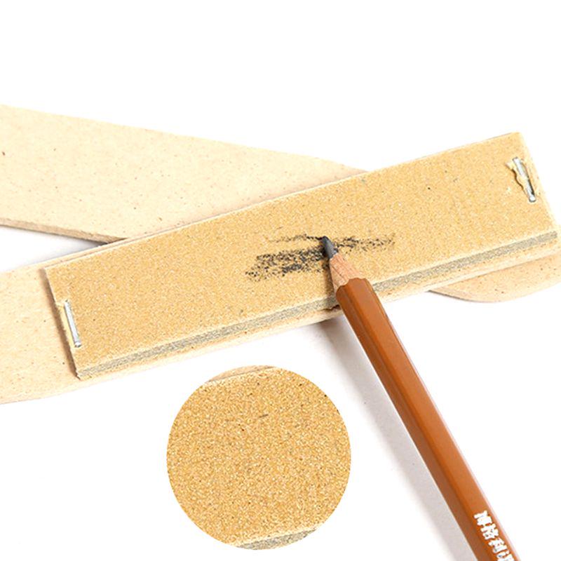12 Stück Kunstmalerei Schleifpapier Skizze Bleistift Anspitzbrett Zeiger Zeichenwerkzeug Schulschreibwaren