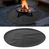 24 Inch Round Outdoor Under Grill Mat  Proof Grill Pad Oilproof Waterproof Heat Resistant Indoor  Place   Pit Mat