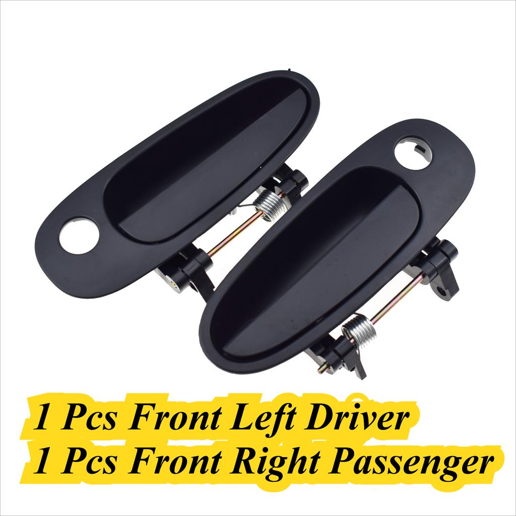 1 or 2  or 4 Pcs Black Exterior Door Handle Front / Rear / Left / Right For Geo Prizm & Toyota Corolla 1993 1994 1995 1996 1997