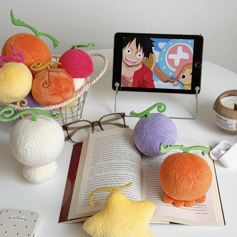 One Piece Luffy Teufelsfrucht Plüsch Schlüsselanhänger Anime Anhänger Neuankunft