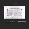 Stainless Steel Guitar String Action Ruler Gauge Repairing Tool for Luthier Fit for Guitar Ukulele Bass Banjo Mandolin