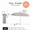 Ogawa Folding UV Simple Perfect Gift for or Any LINEDROPS 57440 Women's Parasol, Black, 99.9% Protection, Water-Repellent, Stylish, Frilled, Design,