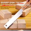 Hand Saw Double-sided Saw Flexible Blade for Flush Cutting Household Woodworking Tools Fine Tooth Precision Flat Saws
