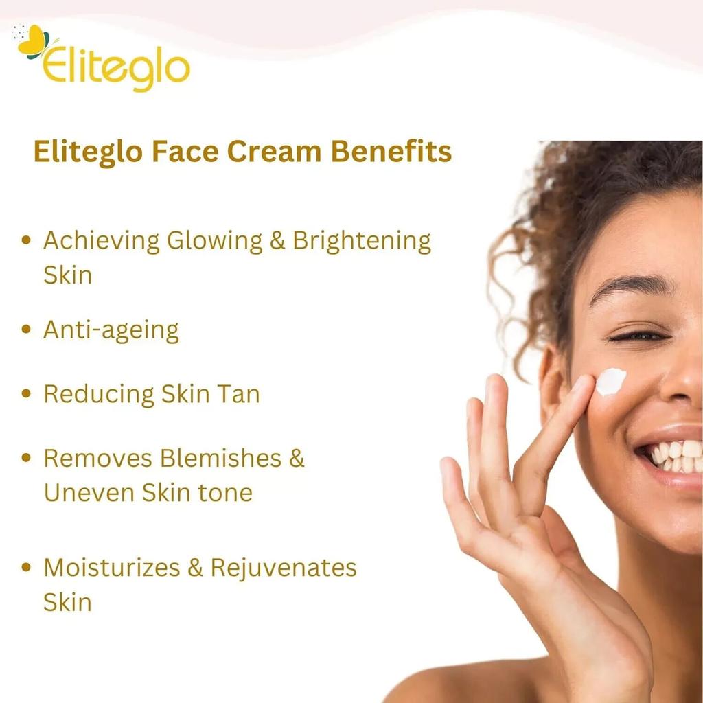 Eliteglo Cream For Glowing Brightening & Blemish Free Clear Skin 15gm