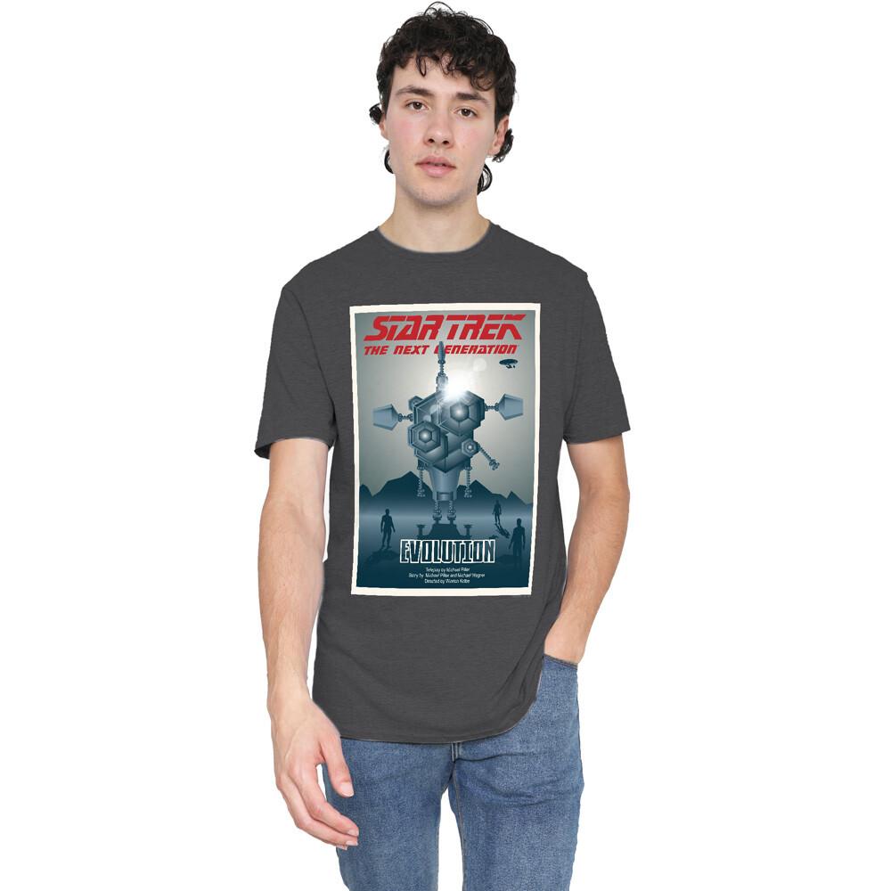 Star Trek TNG Season 3 Episode 1 T-Shirt S-2XL Charcoal XL