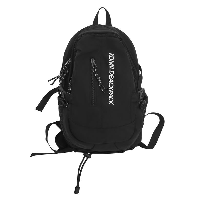 

Школьная сумка, мужской рюкзак для школьников средней школы, женский рюкзак, дорожная маленькая сумка чёрный