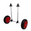 Kayak Cart Adjustable Width Metal Frame Foldable Canoe Carrier Boat Trailer Transport with 10 Inch Solid Tires