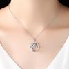 Elegancki Naszyjnik z Zawieszką Sowy z Cyrkoniami - Damski Luksusowy Choker Modowy