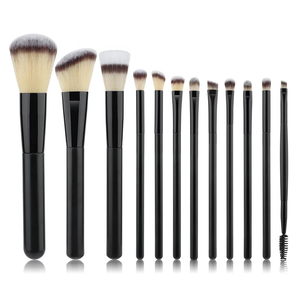 12PCS Professional Makeup Brushes Set Eyeshadow Foundation Concealer Blending Blush Brush Kabuki Soft Fluffy Women Beauty Tool
