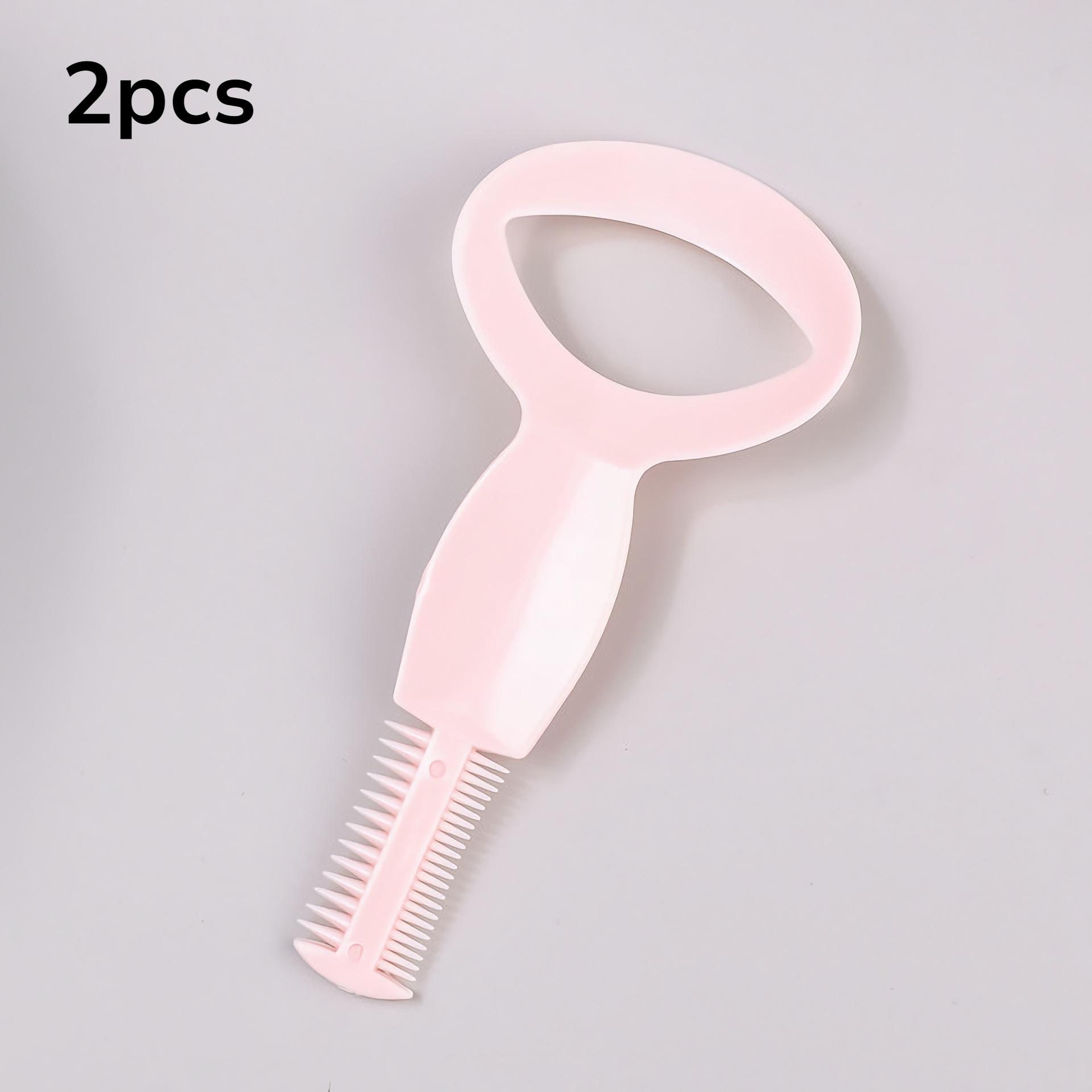Eyeliner Card Eyelash Card Double Brush Eyelash Assistant Eyeliner Tool Eyelash Comb Tweezers Eyelash Extensions Makeup Tools