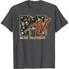 MTV Rock N Roll Music Hard Heavy Metal Skull Guitar Vintage T-Shirt Y2k Clothes Women Clothing Tee Shirt Femme Camisetas
