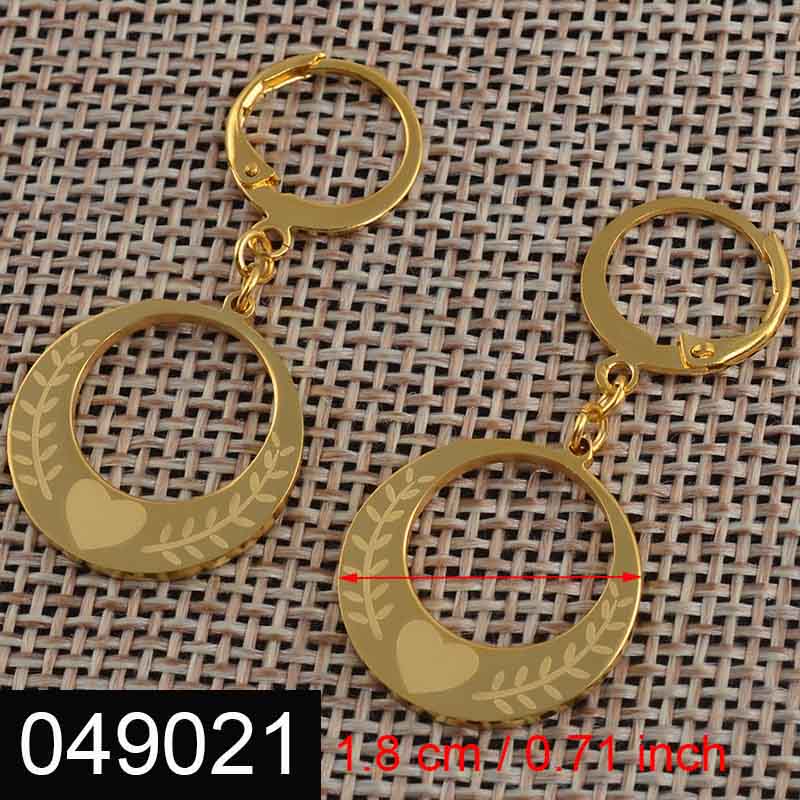 Anniyo Gold Color Earrings for Women Girls Kiribati Earring New Zealand Australia Jewelry Marshallese Micronesia #048221
