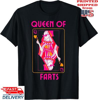 Queen of Farts Embarrassing Joke Adult Humor T-Shirt , Unisex Tee Unisex T-Shirt