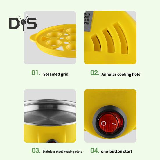 Elektrischer Eierkocher, Große Kapazität, Automatische Abschaltung, Sichere Verwendung, Hühnerform, Elektrischer Eierkocher, Multifunktionaler Eierpochierer