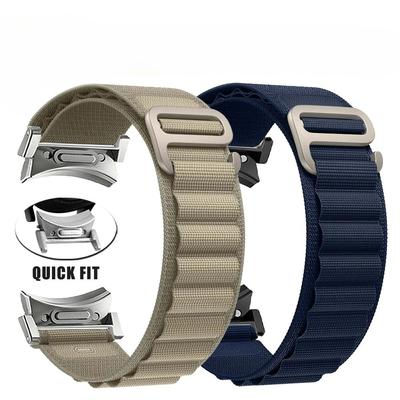 Pasek nylonowy Alpine Loop do Samsung Galaxy Watch 6 Classic 43 47 mm 5Pro 45 mm 46 mm 42 mm Quick Fit Samsung Galaxy 4/5/6 44 mm 40 mm Bransoleta