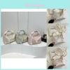 Elegant New Chinese Style Handbag For 2024 Fashionable Floral Fabric Bag In Pink Blue White