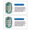 1Pcs Wireless Remote Led Strobe Decorative Light Rgb Colorful Vibration Sensing Warning Signal Light For Motorcycle Car