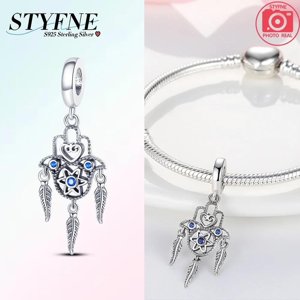 Charms Plataoriginales Fatima Hand Religious Beads For Charms Copper Bracelet Jewellery Making Women'S Gift