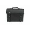 Bag Laptop Satchel Office Shoulder Bags 15" Black Leather Briefcase Messenger