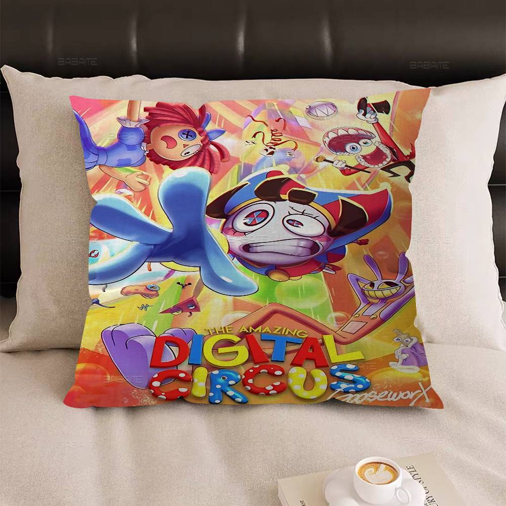 Cartoon The AAmazing Digital CCircus Pillowcases Home Bedding Decorative Pillow Cover Wedding Super Soft Pillow Case 30x30cm