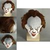 Auffällige Stephen King's Es Pennywise Maske Ideal Für Halloween-Kostüm-Enthusiasten