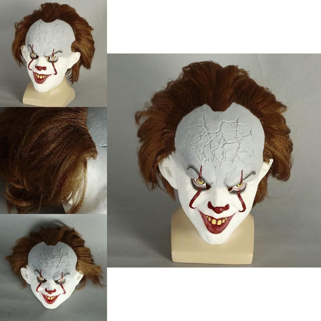 Auffällige Stephen King's Es Pennywise Maske Ideal Für Halloween-Kostüm-Enthusiasten