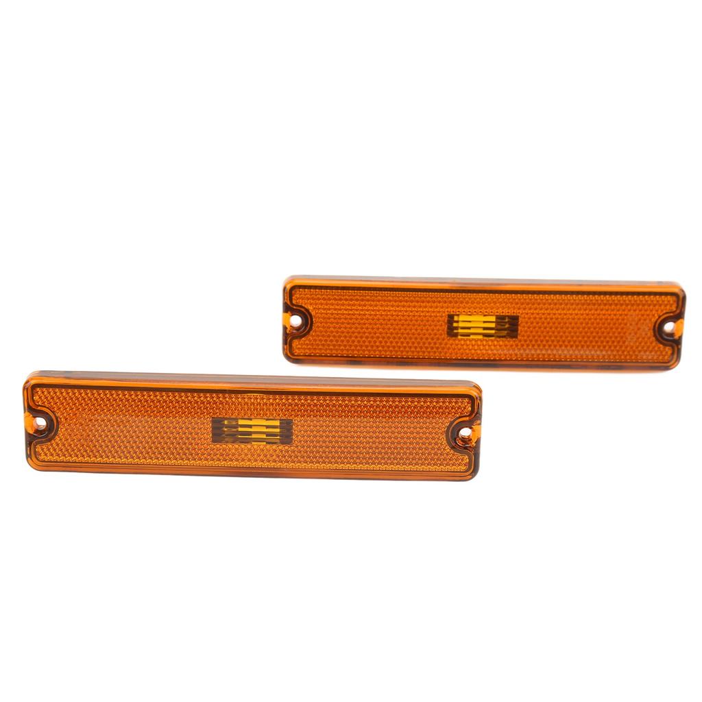 Pair Car Side Marker Light Shade 56001424 Strong Light Transmission Replacement for Jeep Wrangler