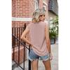GMXIA Summer Women's V-neck Vest Hollowed Out On Sleeveless Lace Lace