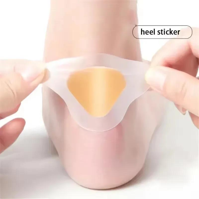 100pcs Gel Heel Protector Foot Patches Adhesive Blister Pad Heel Liner Shoes Stickers Pain Relief Plaster Foot Care Cushion Grip
