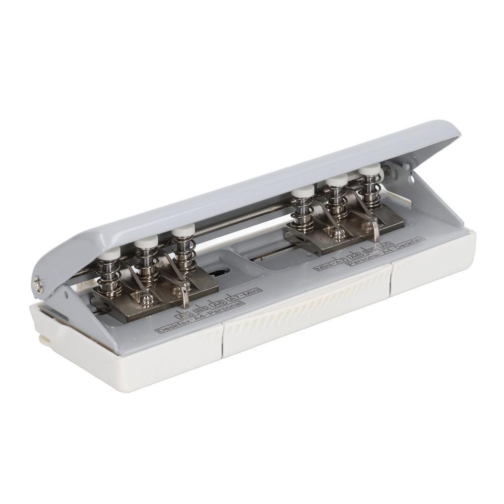 Adjustable Center Spacing Adjustable Paper Puncher For A4 A5 B6 A7 Paper Sizes