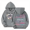 Unisex Kids Long Sleeve Printed Pullover Hoodie, Comfortable Casual Top for Boys and Girls