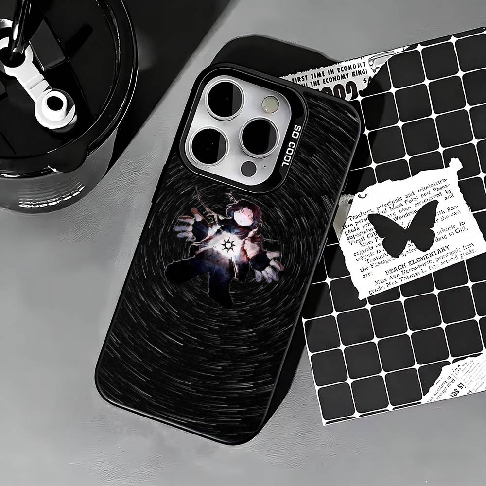 Horror Game T-TwoTime F-Forsaken Phone Case For iPhone 17,16,15,14,13,12,11 Plus,Pro Max,XS,Colored silver phone case
