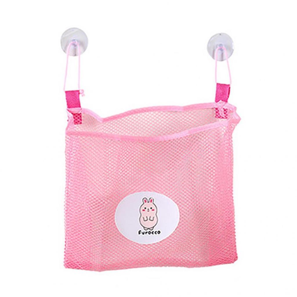 Bathroom Organizer Net Baby Bath Time Tidy Storage Toy Suction Cup Mesh Bag MIT