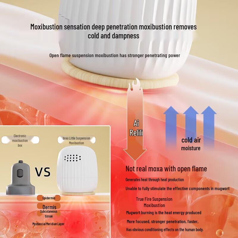 Breo Smart Portable Mini Moxibustion Device 2-Pack CN plug (adapter included)