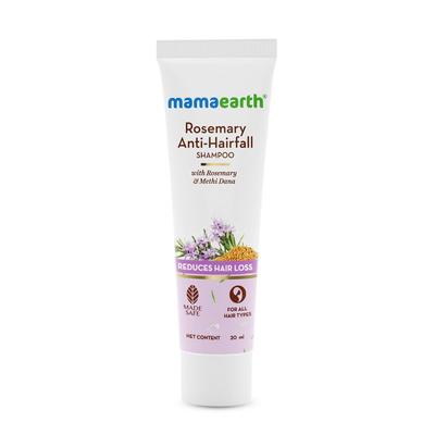 Rosemary Anti-Hair Fall Shampoo 20ml For Hair Breakage Control & Scalp Nourishment For Men & Women, Strengthens Hair Follicles